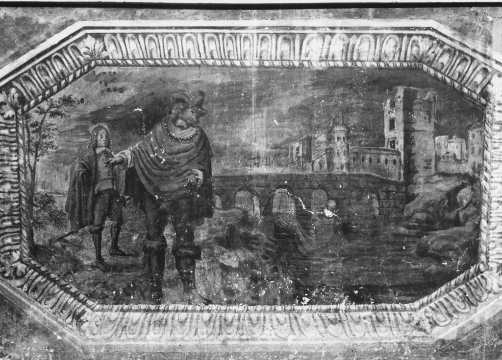 Storie della Vita di Sant'Ignazio (decorazione pittorica, ciclo) di Courtois Jacques detto Borgognone, Pozzo Andrea (sec. XVII)