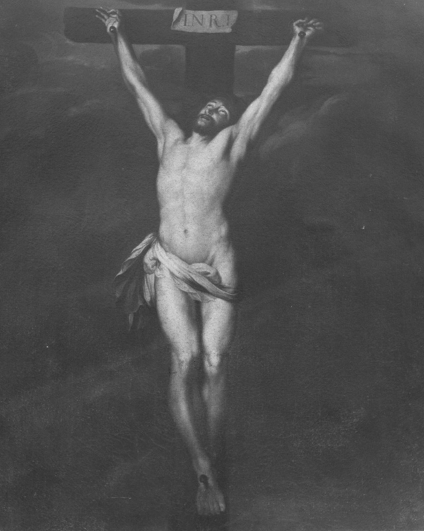 Cristo crocifisso (dipinto) - ambito fiammingo? (prima metà sec. XVII)