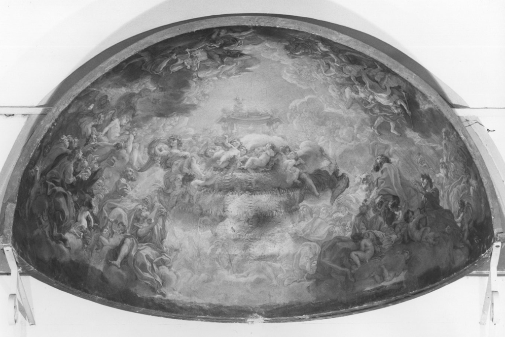 L'Adorazione del mistico Agnello (dipinto) di Gaulli Giovanni Battista detto Baciccio (sec. XVII)
