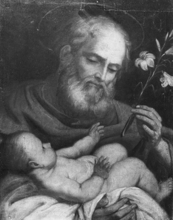 San Giuseppe col Bambino (dipinto) - ambito romano (prima metà sec. XVIII)