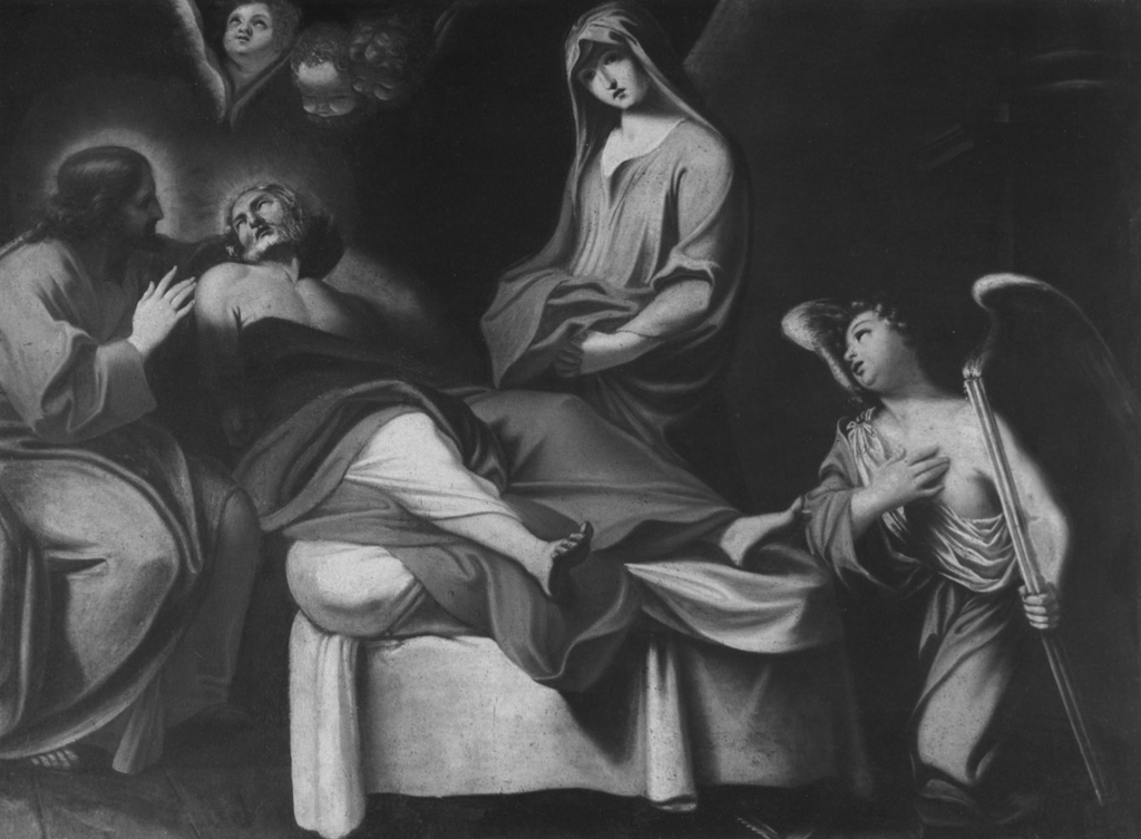 morte di San Giuseppe (dipinto) - ambito romano (seconda metà sec. XVIII)