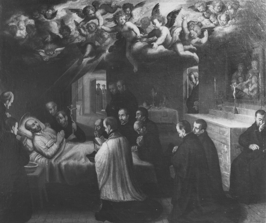 Morte di Sant'Ignazio (dipinto) di Commodi Giovan Andrea (prima metà sec. XVII)