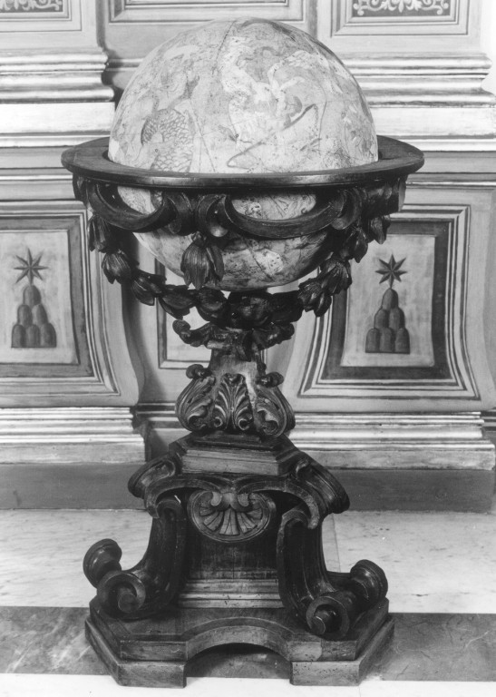 mappamondo, serie di Greuther Matthaus (cerchia) (prima metà sec. XVII)