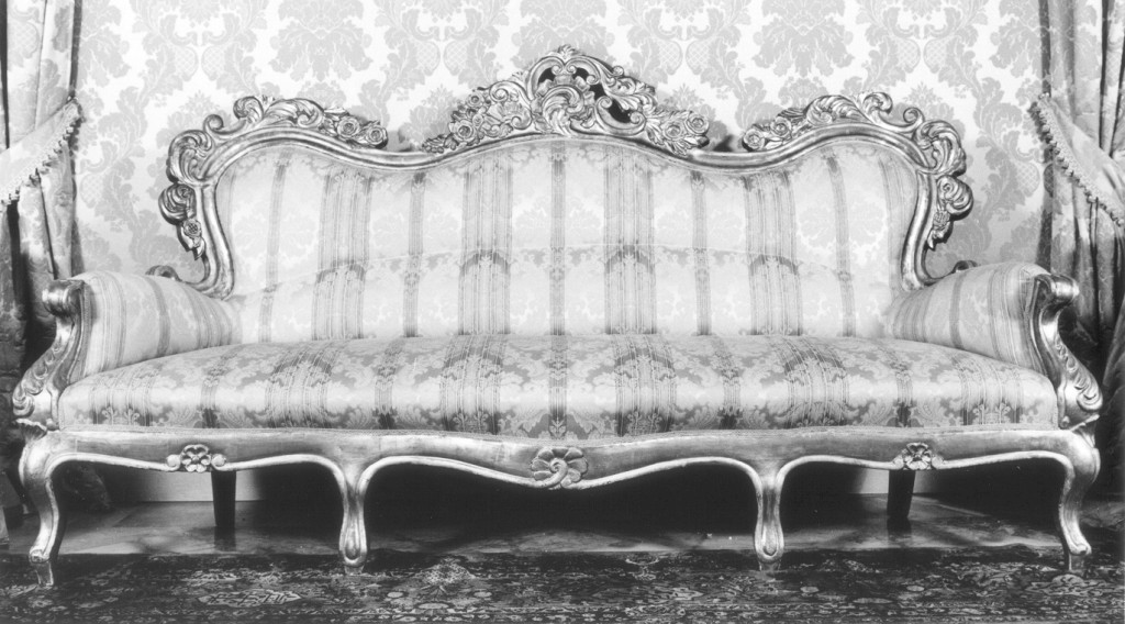divano - ambito napoletano (seconda metà sec. XVIII)