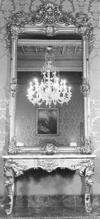 tavolo da muro - ambito italiano (seconda metà sec. XIX)