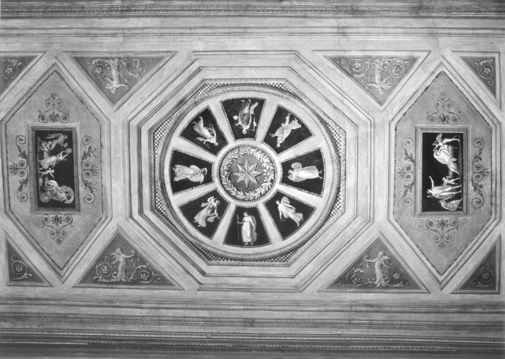soffitto dipinto - ambito romano (sec. XVIII)