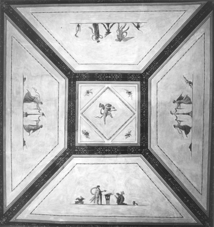 soffitto dipinto, complesso decorativo di Giani Felice (sec. XVIII)