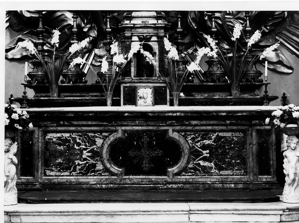 altare - a mensa - ambito laziale (sec. XVIII)