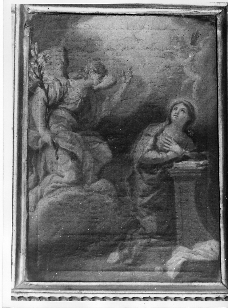 Annunciazione, Annunciazione (dipinto) di Cerruti Michelangelo (attribuito) (sec. XVIII)