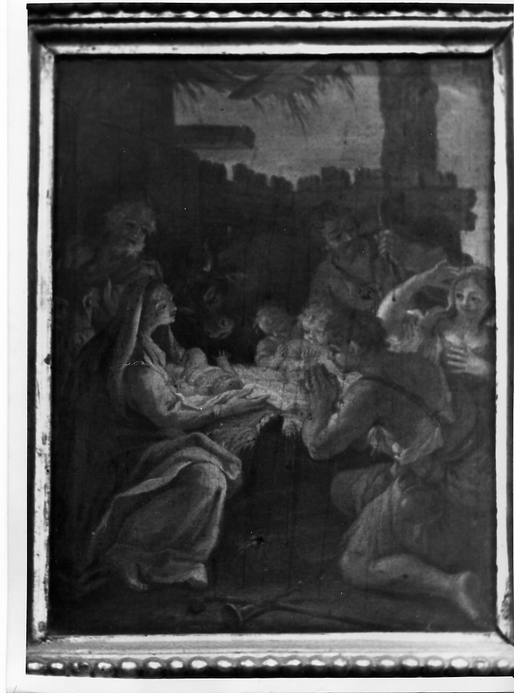 adorazione dei pastori, adorazione dei pastori (dipinto) di Cerruti Michelangelo (attribuito) (sec. XVIII)