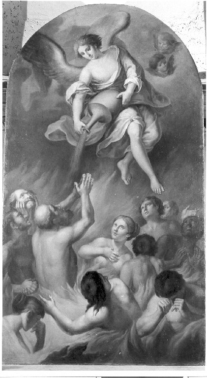 anime del purgatorio (dipinto) di Campanella Angelo (fine/inizio secc. XVIII/ XIX)