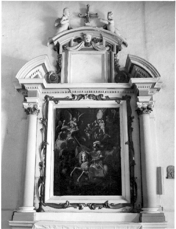 altare - a edicola - ambito laziale (metà sec. XVII)