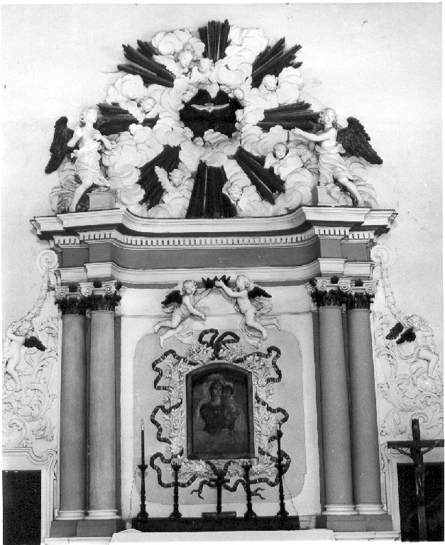 altare maggiore - ambito laziale (metà sec. XVII)