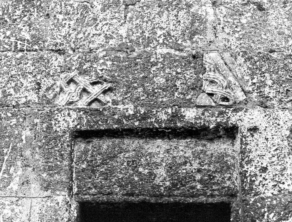 rilievo, frammento - ambito laziale (sec. IX)