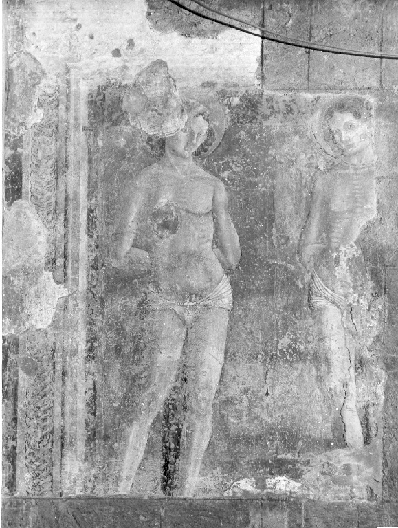 Santi (dipinto) di Maestro di Castiglione in Teverina (scuola) (fine sec. XV)