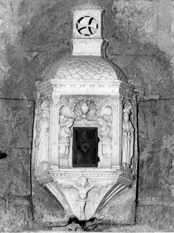 tabernacolo - ambito toscano (prima metà sec. XVI)