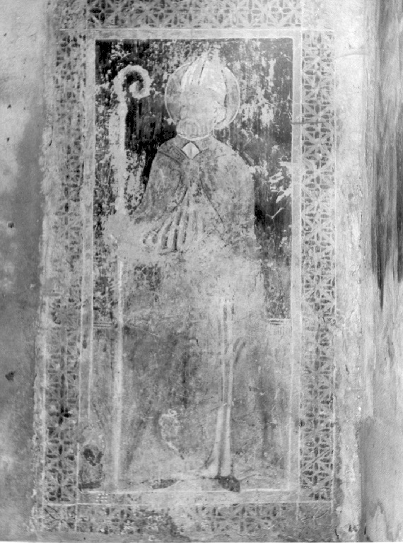 Santo vescovo (dipinto) - ambito umbro-laziale (inizio sec. XV)