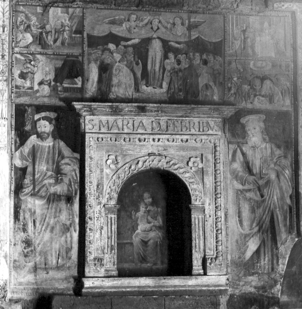 Santo (dipinto) - ambito tosco laziale, ambito viterbese (sec. XVI)