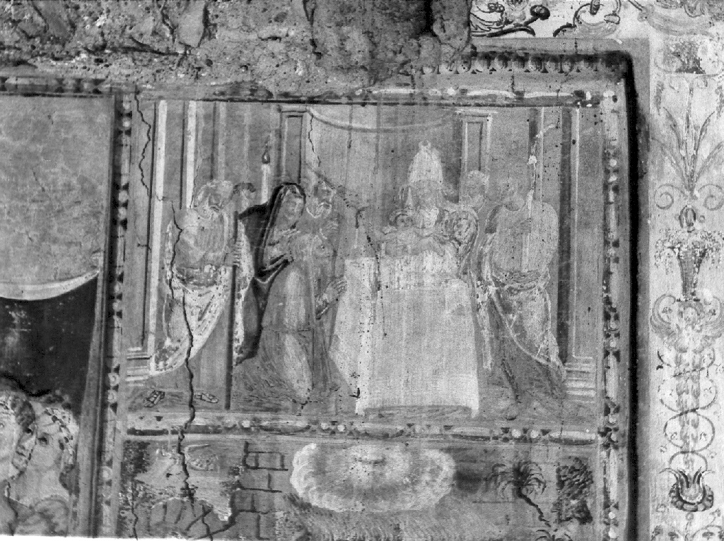 presentazione di Gesù al tempio (dipinto) - ambito tosco laziale, ambito viterbese (sec. XVI)