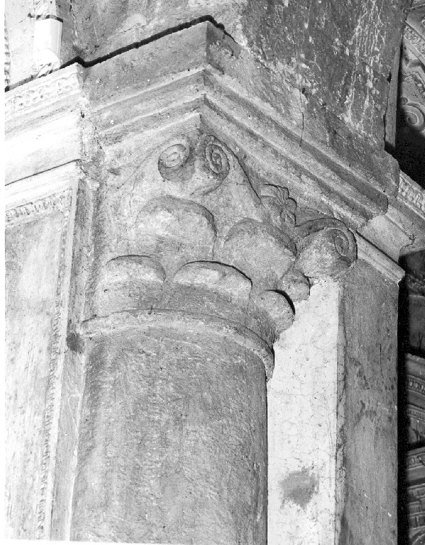 capitello, coppia - ambito romano (sec. V)