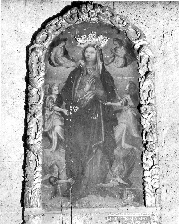 Assunta, Madonna con angeli (dipinto) - ambito orvietano, ambito laziale (fine/inizio secc. XVI/ XVII)