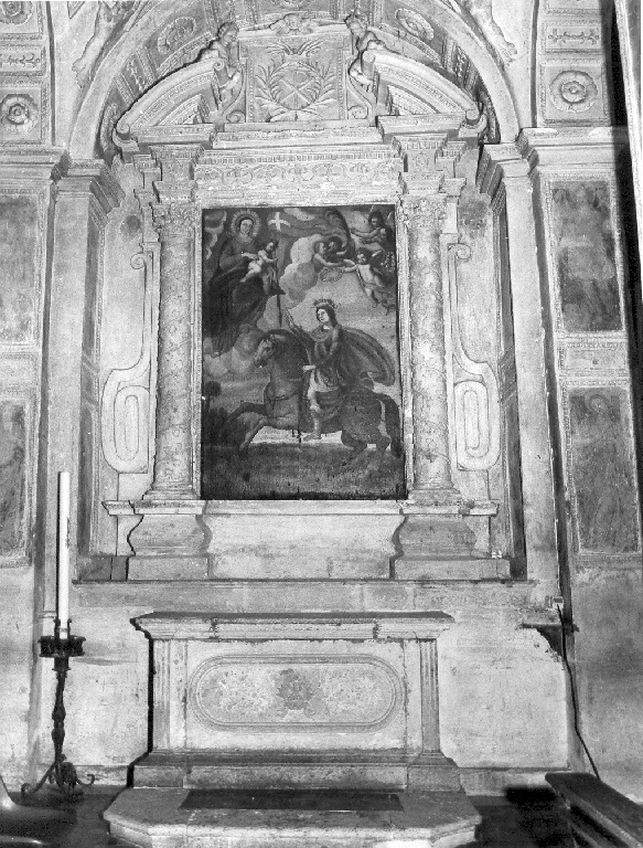 altare - ambito laziale (fine/inizio secc. XVI/ XVII)