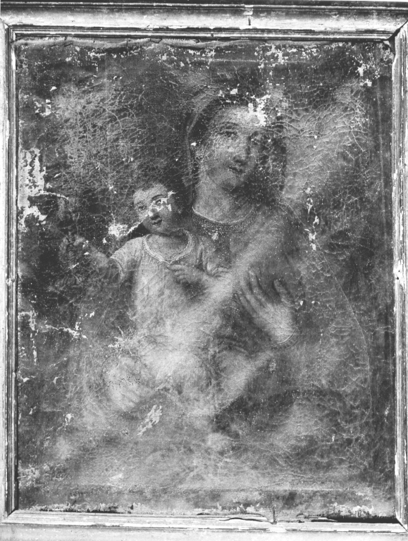 Madonna con Bambino (dipinto) - ambito pontino (sec. XIX)