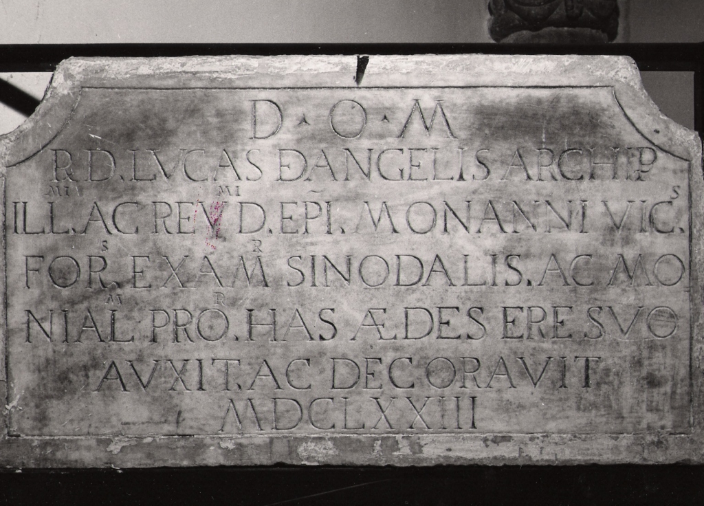 lapide - ambito laziale (sec. XVIII)