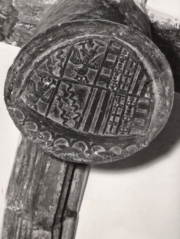 stemma (scultura) - ambito laziale (sec. XV)