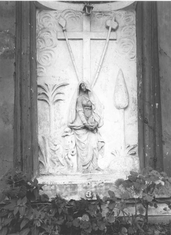 Madonna orante (edicola) - ambito romano (sec. XIX)