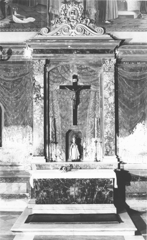 altare - ambito romano (seconda metà sec. XIX)