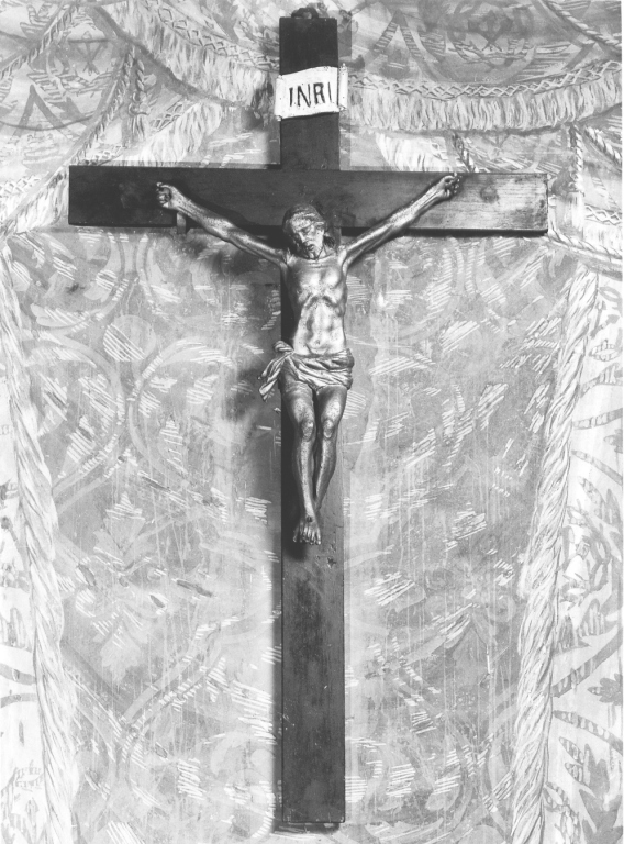 Cristo crocifisso (croce d'altare) - ambito romano (sec. XIX)