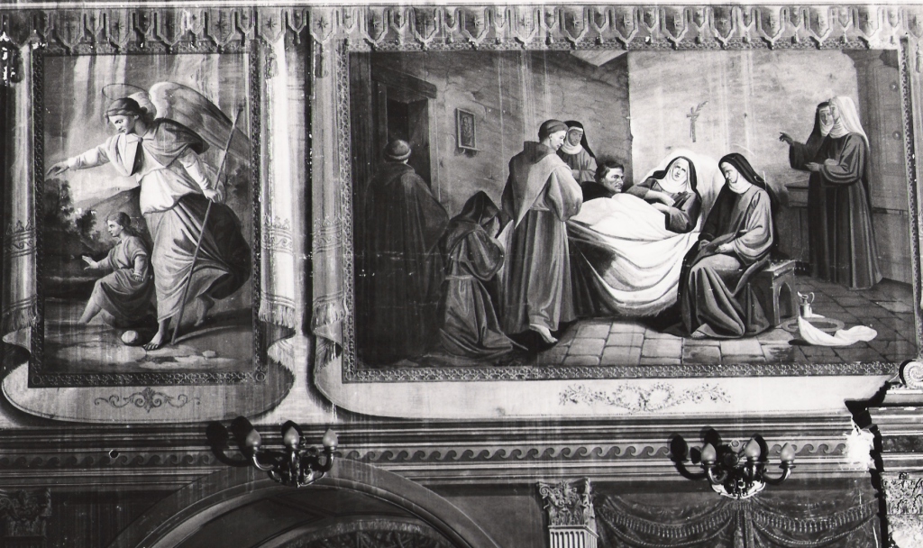 storie di Santi (decorazione pittorica) di Loffredo Bonaventura (sec. XIX)