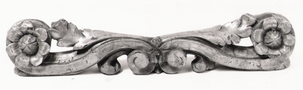 motivi decorativi a volute (decorazione, frammento) - ambito Italia centrale (sec. XVIII)