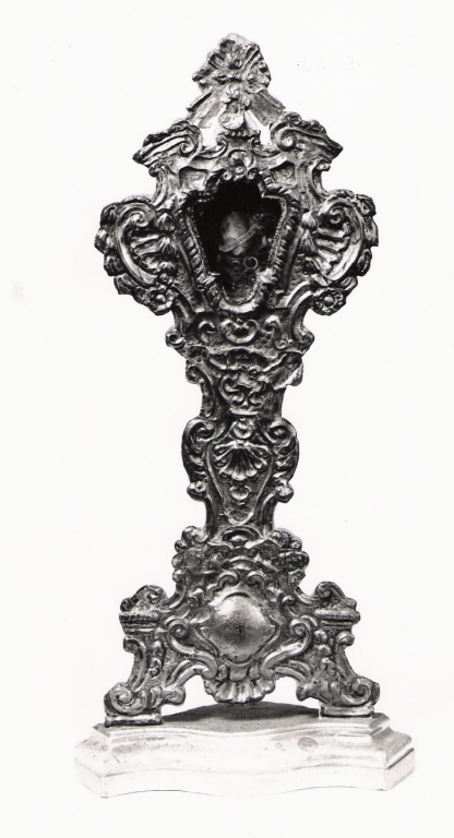 motivi decorativi vegetali (reliquiario) - ambito Italia centrale (sec. XVIII)