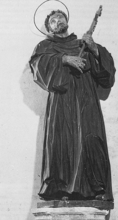 San Francesco d'Assisi (statua) - ambito laziale (sec. XVIII)