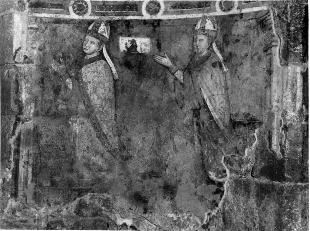 vescovi (dipinto, elemento d'insieme) - ambito tosco-romano (inizio sec. XIV)