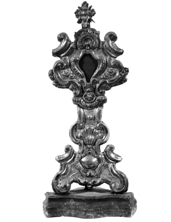 reliquiario - a ostensorio - ambito viterbese (seconda metà sec. XVIII)