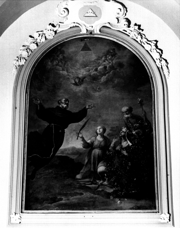 Santi (dipinto) - ambito laziale (seconda metà sec. XVIII)