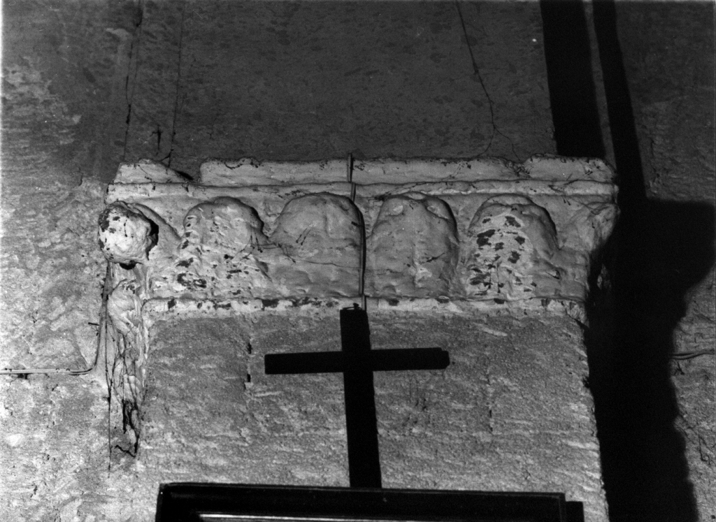 capitello di pilastro - ambito viterbese (metà sec. XII)