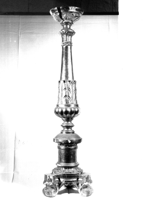 candeliere, serie di Pelitti Giuseppe di Novara Fabbrica (ultimo quarto sec. XIX)