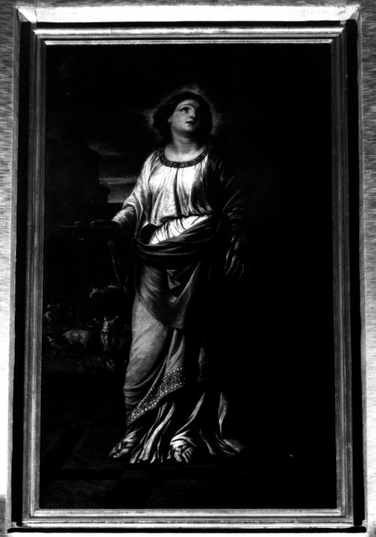 Santa Lucia (dipinto) di Romanelli Giovanni Francesco (seconda metà sec. XVII)