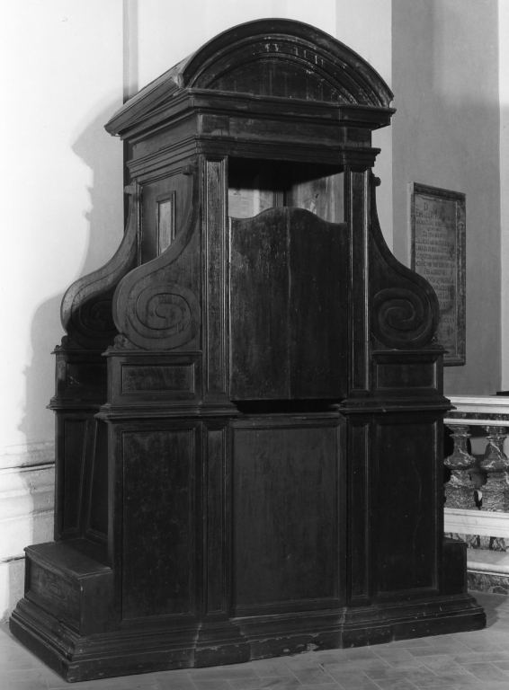 confessionale - ambito romano (seconda metà sec. XVII)