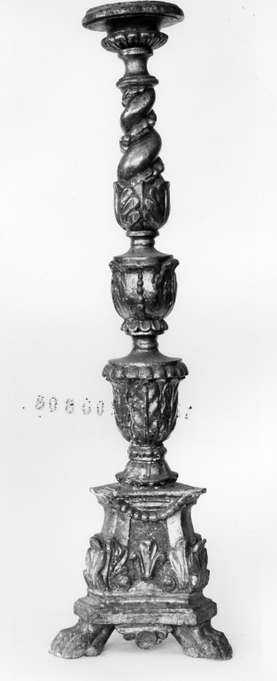 candeliere - ambito romano (metà sec. XVIII)