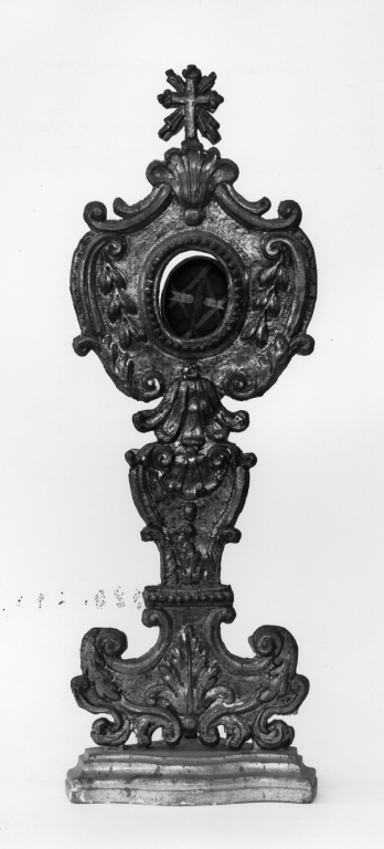 reliquiario - a ostensorio - ambito romano (fine sec. XVIII)