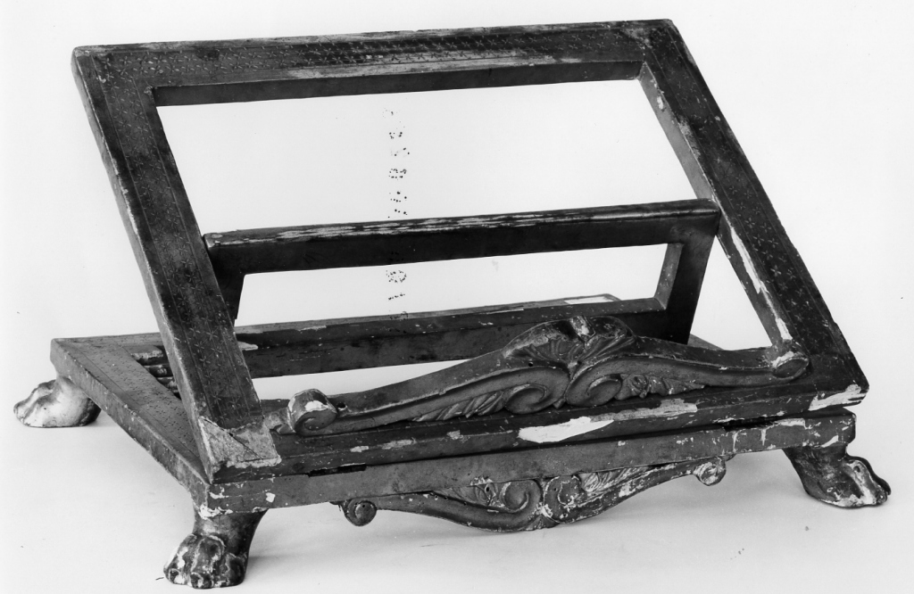 leggio - ambito romano (metà sec. XVIII)