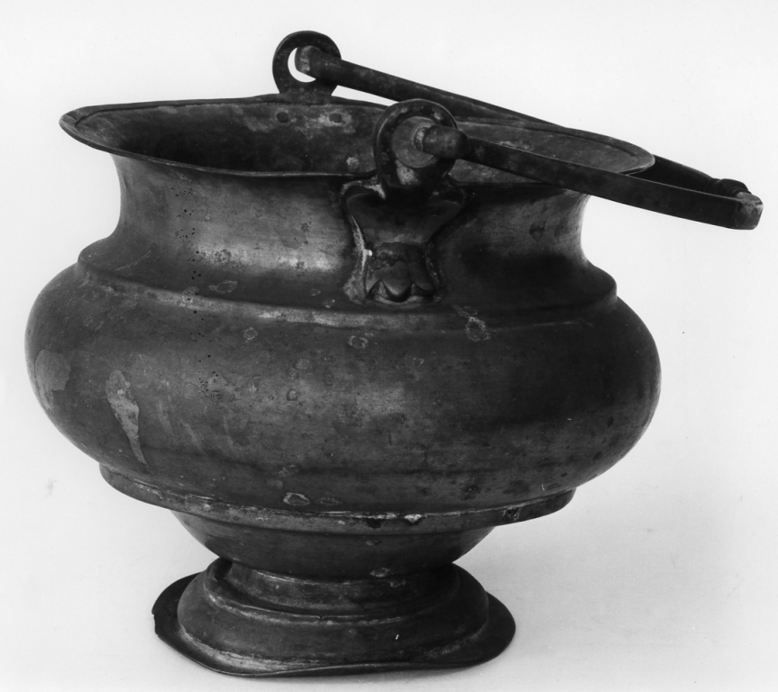 secchiello per l'acqua benedetta - ambito romano (sec. XVIII)
