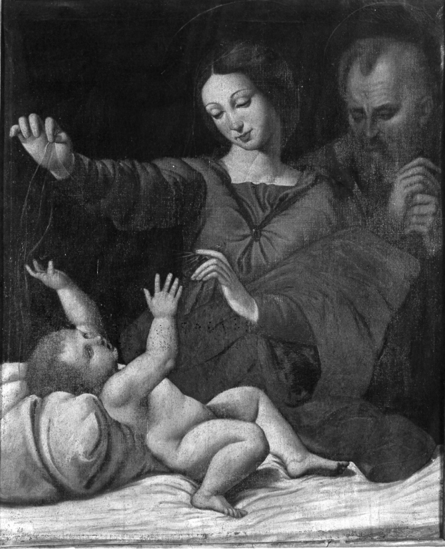 Madonna del Velo, Madonna con Bambino (dipinto) - ambito romano (sec. XVII)