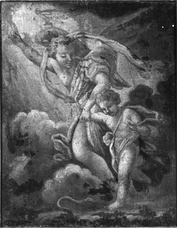 Tobia e San Raffaele arcangelo (dipinto) - ambito romano (inizio sec. XVII)