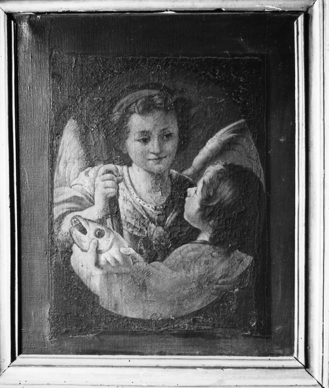 Tobia e l'Angelo (dipinto) di Mancini Francesco (inizio sec. XVIII)